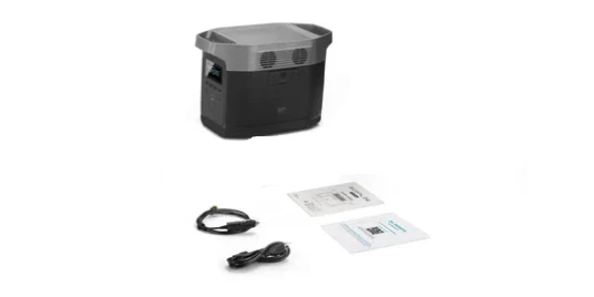 Contenido en la caja kit EcoFlow DELTA 2 y panel solar 400W