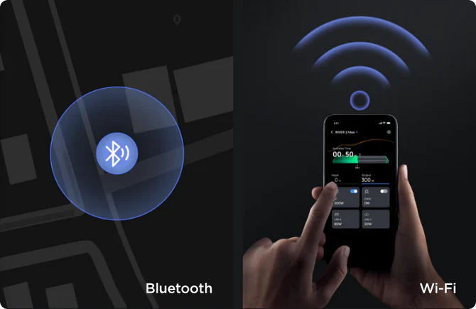 App EcoFlow mostrando el estado de la batería