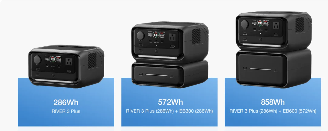 Apilamiento de baterías EB300 y EB600