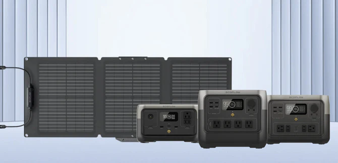 Compatibilidad amplia del panel EcoFlow 60W con estaciones de energía