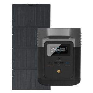 Kit Solar Portátil EcoFlow | Delta 2 MAX | 2400W + Panel Solar | 400 W