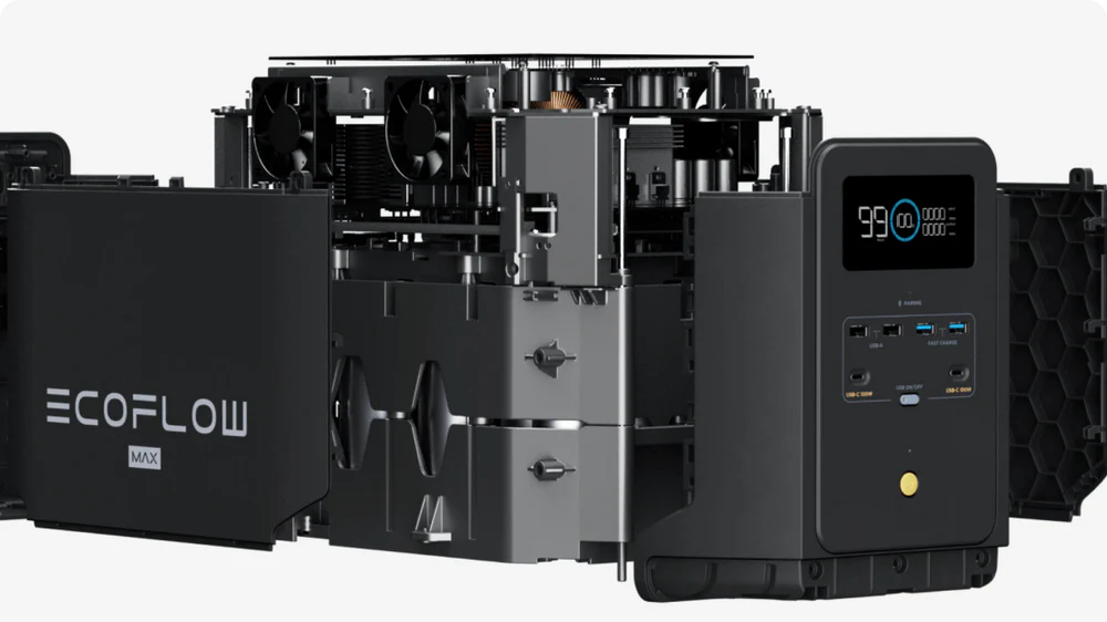 Diseño robusto y resistente de EcoFlow DELTA 2 Max