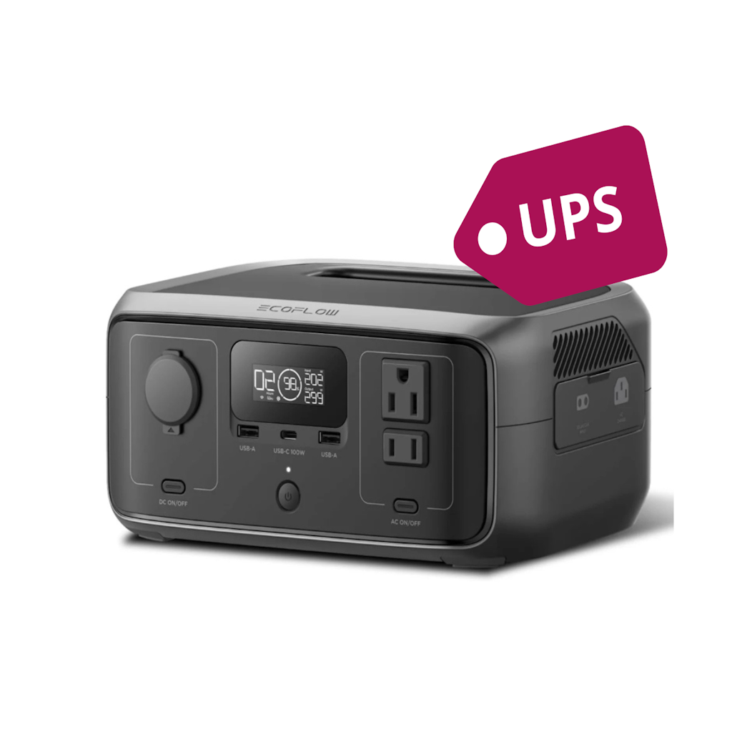 Estación de Energía Portátil | EcoFlow River 3 UPS | 300W - P 245Wh C
