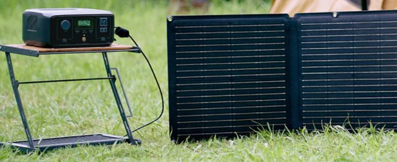 Carga solar con panel de 110W