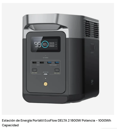 Maleta protectora compatible con EcoFlow DELTA 2