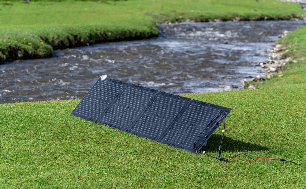Panel solar EcoFlow resistente al agua y al polvo