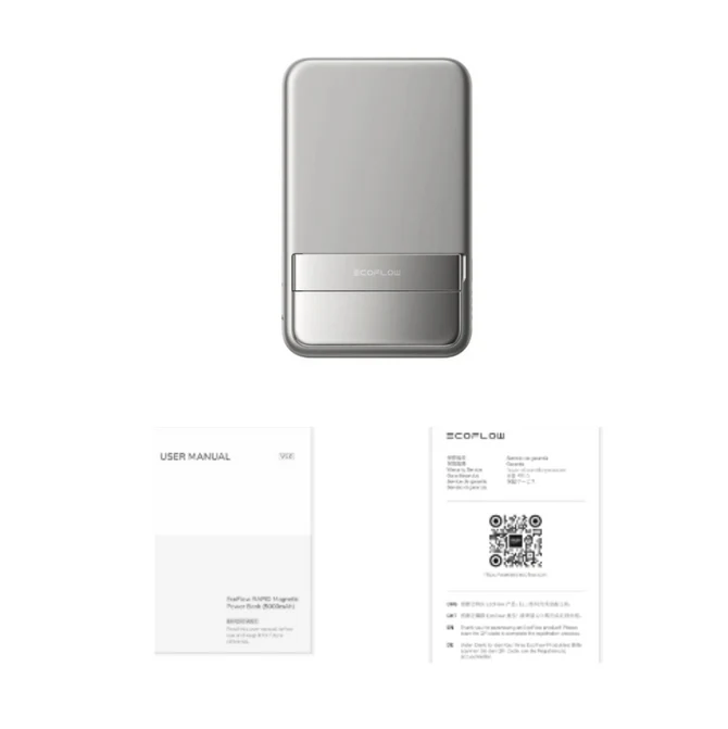 Contenido de la caja Power Bank EcoFlow RAPID