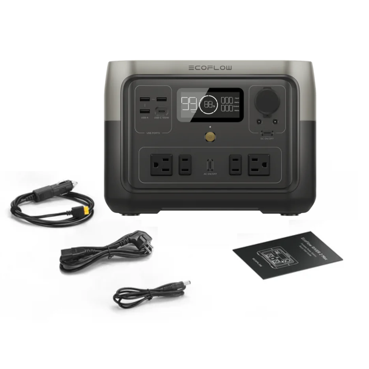 Contenido de la caja de EcoFlow RIVER 2 Max