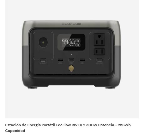 Estuche rígido compatible con EcoFlow River 2