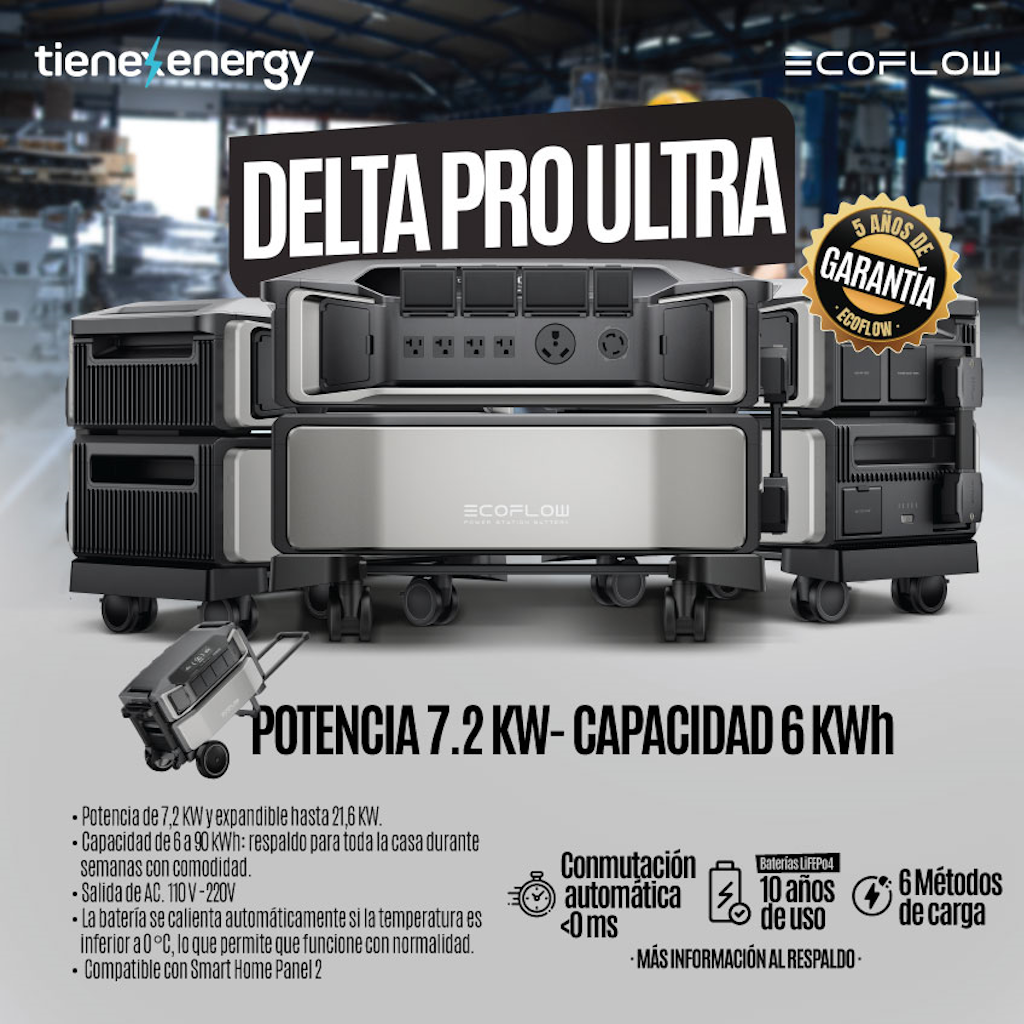 Energy Pack Delta Pro Ultra 7.2Kw/6kwh 240V