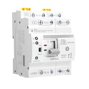 Switch de Transferencia Automático 220V ATS 4P 63A Automático/Manual